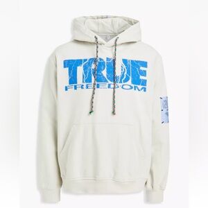 NEW MCQ Alexander McQueen Sweatshirt Size XS True Freedom with art on back